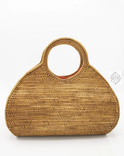 Load image into Gallery viewer, Ata Pear-Shaped O Handle Bag With Red Drawstring Lining Handbags