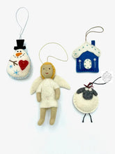 Load image into Gallery viewer, Christmas Ornaments | Fabric Ornaments Handsewn Decorations From Kyrgyzstan Cute Tree Hanging