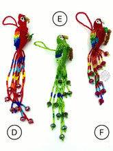 Load image into Gallery viewer, Hand Beaded Parrot Ornaments From Guatemala D Ornaments