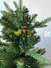 Load image into Gallery viewer, Handmade Beaded Hanging Christmas Angel Ornaments Green