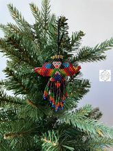 Load image into Gallery viewer, Handmade Beaded Hanging Christmas Angel Ornaments Red