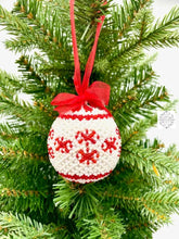 Load image into Gallery viewer, Handmade Beaded Hanging Christmas Ball Ornaments B