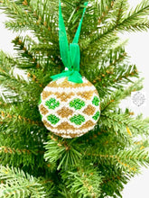 Load image into Gallery viewer, Handmade Beaded Hanging Christmas Ball Ornaments C