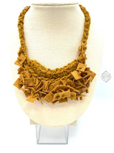 Load image into Gallery viewer, Peruvian Handmade Knitted Necklace | Super Soft Felt Fabric Tassel Made In Peru Spring Style Fashion