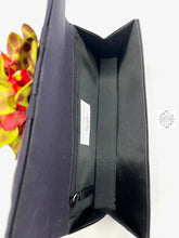 Load image into Gallery viewer, Sueded Silk Clutch Bag With Floral Accent | Stylish Floral Evening Bag Dress Up Any Outfit Handbags