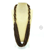 Load image into Gallery viewer, Bali Beaded Long Necklaces Gold Handbags
