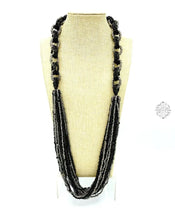 Load image into Gallery viewer, Bali Beaded Long Necklaces Pewter Handbags
