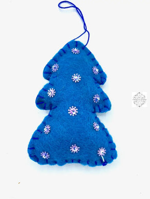 Christmas Ornaments | Fabric Ornaments Handsewn Decorations From Kyrgyzstan Cute Tree Hanging