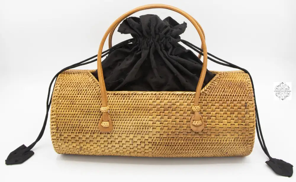 New Rattan Bags for Women - Handmade Wicker Woven Purse Handbag Circle Boho  Bag Bali 